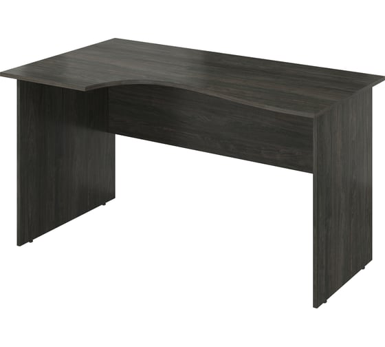 Изображение товара Стол Монолит Канцлер криволинейный левый 1380x800/650x750 КЦ04.12