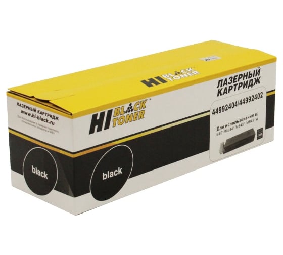 Изображение товара Тонер-картридж Hi-Black для OKI B401/MB441/451, 2,5K HB-44992404/44992402