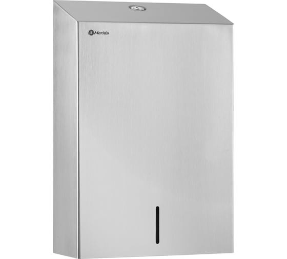 Изображение товара Диспенсер для бумажных полотенец в листах MERIDA STELLA R Z-сл. металлический, объем 2 пачки, антифингер ASA106.R