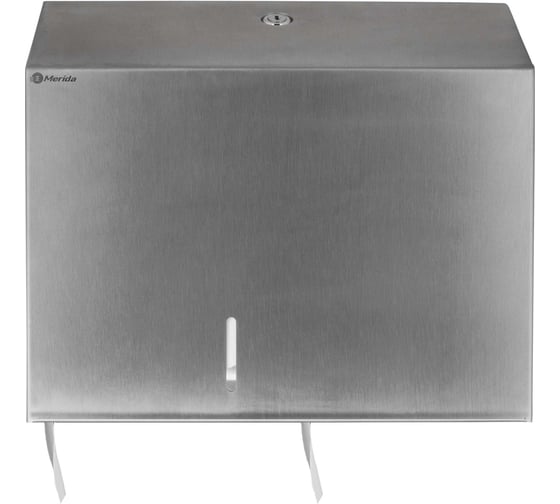 Изображение товара Диспенсер для 2 рулонов туалетной бумаги MERIDA STELLA R металлический, антифингер BSA202.R