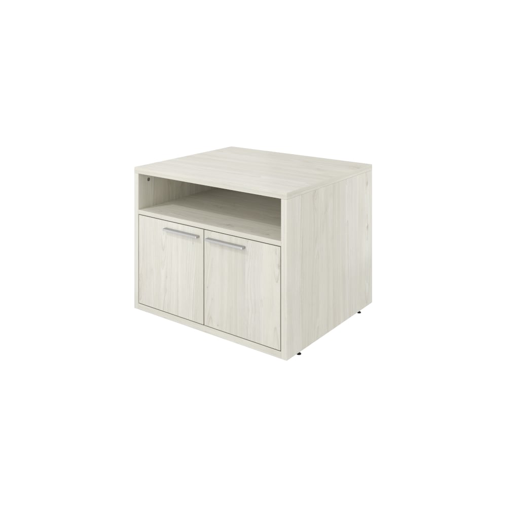 Изображение товара Тумба Монолит Дублин под оргтехнику (770x650x600) (ДБ18_1+ДБ18_2) Скандинавское дерево белое38 ДБ18.38