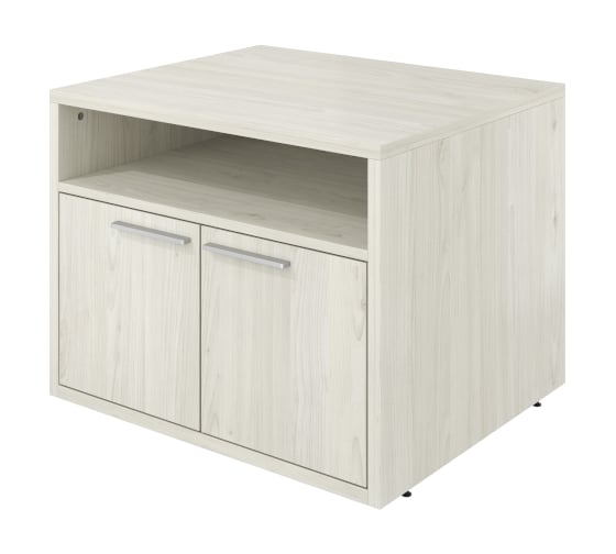 Изображение товара Тумба Монолит Дублин под оргтехнику (770x650x600) (ДБ18_1+ДБ18_2) Скандинавское дерево белое38 ДБ18.38