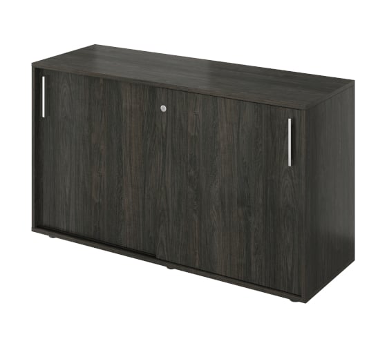 Изображение товара Тумба Монолит Канцлер купэ (1300x446x750) (КЦ22_1+КЦ22_2) Дерево карбон12 КЦ22.12