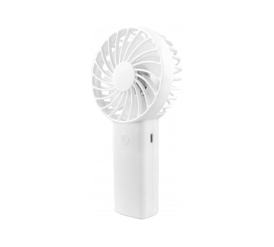 Изображение товара Вентилятор портативный ручной Фарлайт макс. 2800 об/мин 3 скорости 500 мА*ч белый FAR000313