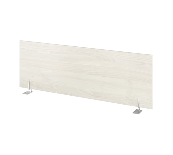 Изображение товара Экран Монолит Канцлер в комплекте (1180x400x18) (КЦ23+MON.KEU-18) Скандинавское дерево белое38 КЦ41.38