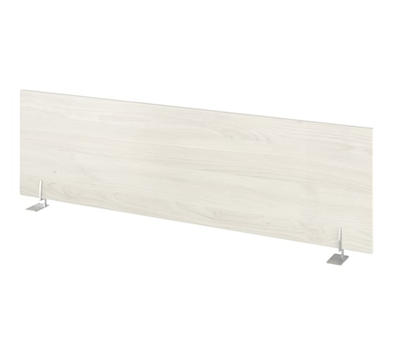 Изображение товара Экран Монолит Канцлер в комплекте (1380x400x18) (КЦ24+MON.KEU-18) Скандинавское дерево белое38 КЦ42.38