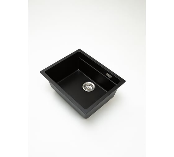 Изображение товара Кварцевая кухонная мойка Grandex AQUA COMFORT 56U CARBON 500204