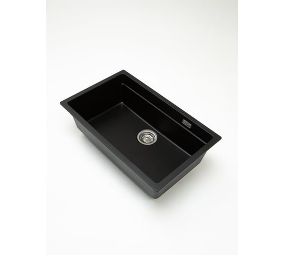 Изображение товара Кварцевая кухонная мойка Grandex AQUA COMFORT 73U CARBON 500304