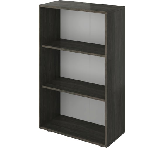 Изображение товара Стеллаж Монолит Канцлер низкий (700x338x1135) Дерево карбон12 КЦ13.12