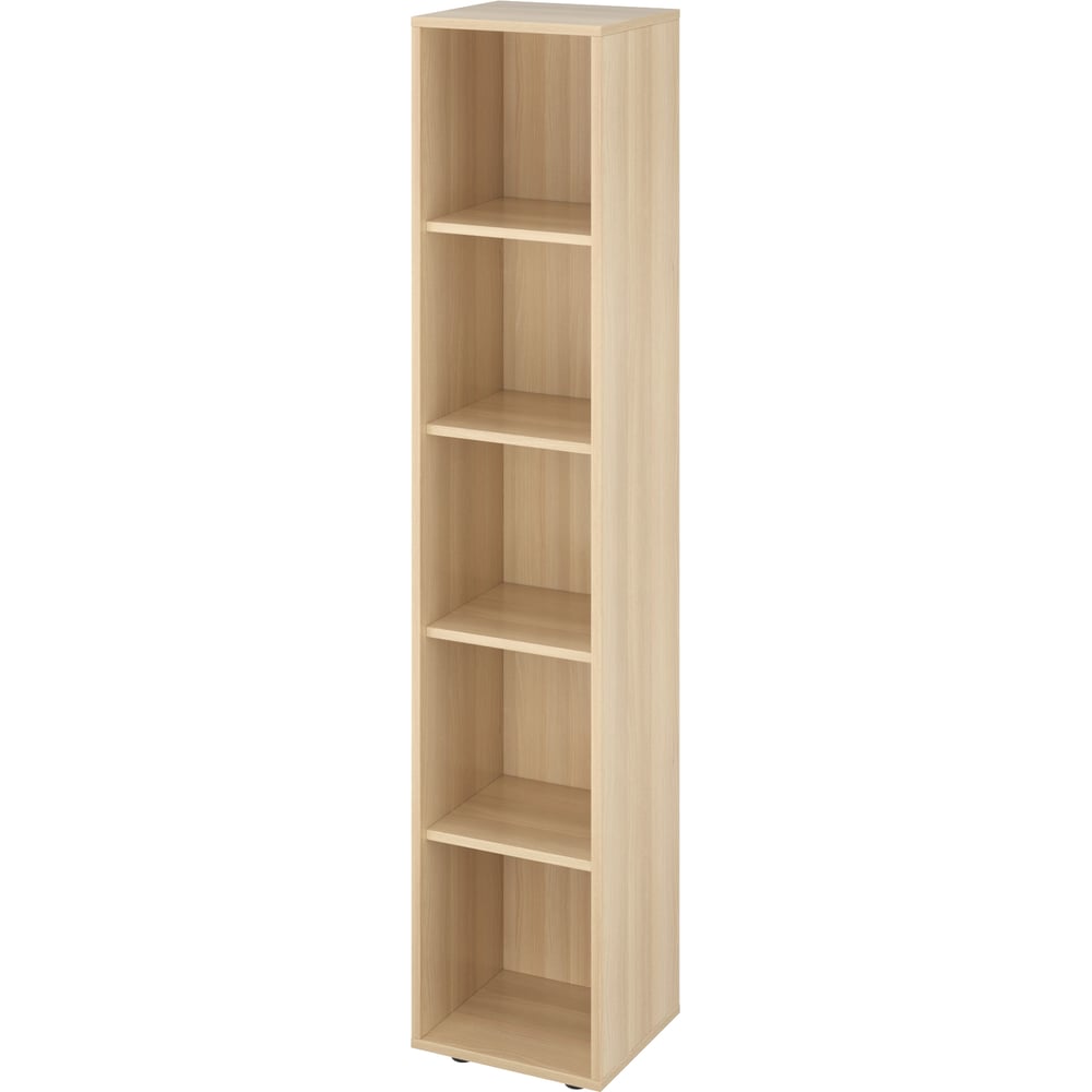 Изображение товара Высокий шкаф для хранения Монолит Канцлер из ЛДСП Акация Лорка классический дизайн