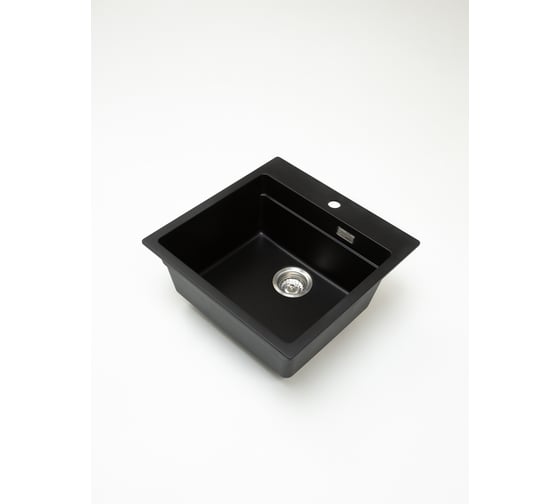 Изображение товара Кварцевая кухонная мойка Grandex AQUA COMFORT 51F CARBON 500404