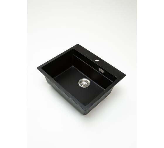 Изображение товара Кварцевая кухонная мойка Grandex AQUA COMFORT 60F CARBON 500504