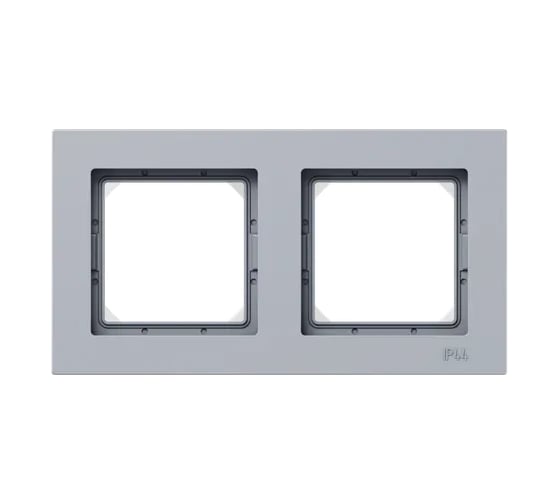 Изображение товара 2-местная рамка EKF IP44, алюминий, пластик, Эпика UP1-FPA-02-44