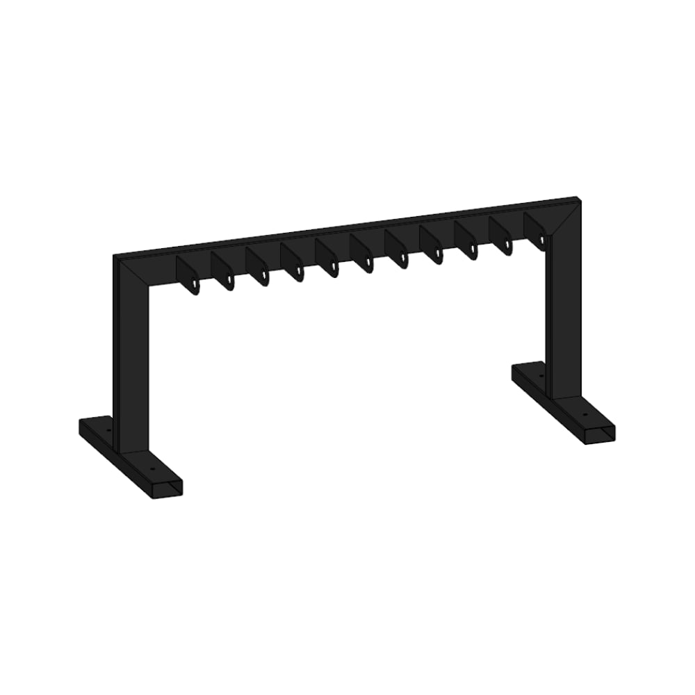 Изображение товара Парковка для самокатов Parallax 1200x500x540 черная металлическая