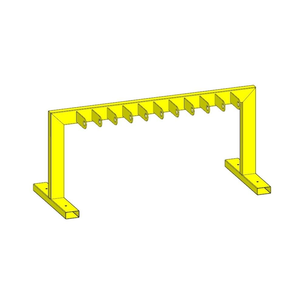 Изображение товара Парковка для самокатов Parallax 1200x500x540 желтая