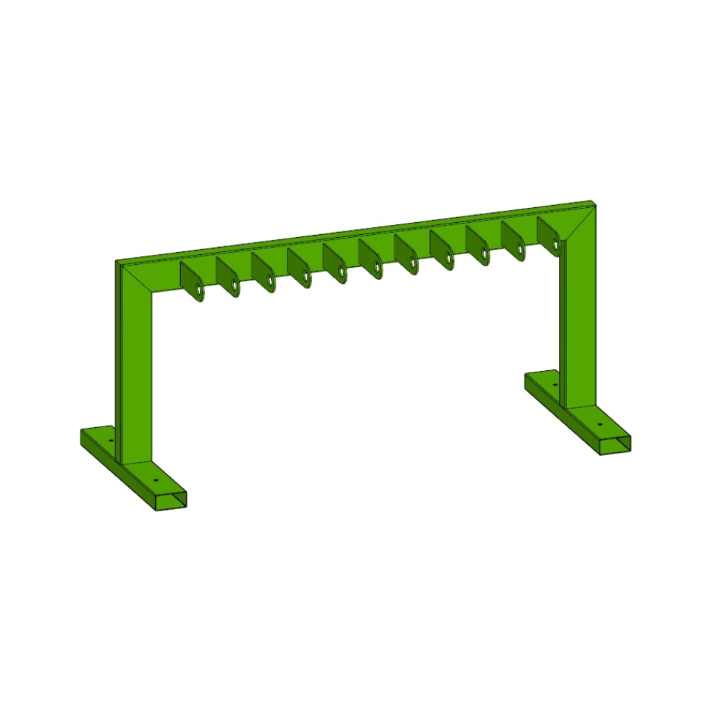 Изображение товара Парковка для самокатов Parallax 1200x500x540 зеленый надежное металлическое держатель для самокатов