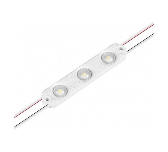 Изображение товара Светодиодный модуль DONLED 200 шт, 0.72Вт, 12В, IP65, 3smd 2835, 6500K, холодный белый, ML863TA ML863TA-200