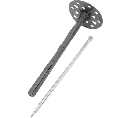 Изображение товара Дюбель для теплоизоляции с металлическим гвоздем INTERFIX ИЗМ 10x160, 500 шт. 19