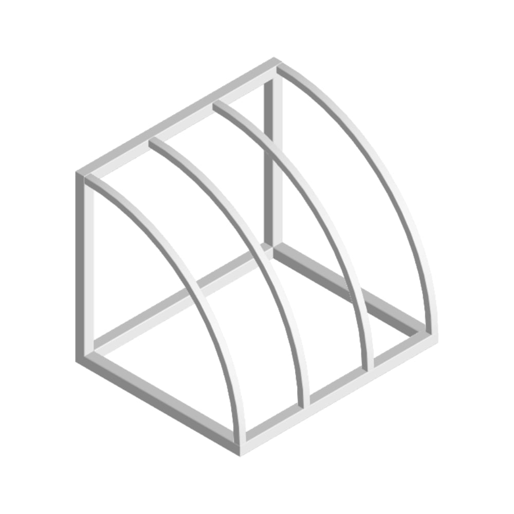 Изображение товара Держатель для велосипеда Parallax серебро 600x500x500