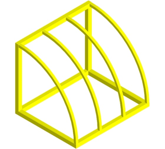 Изображение товара Велопарковка Parallax желтый 600x500x500 609YL500600500-VEL