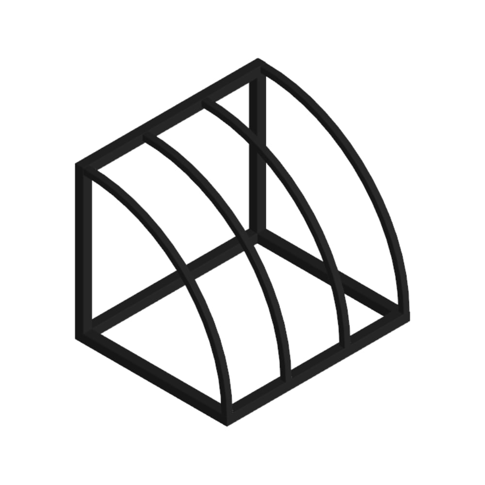 Изображение товара Велопарковка Parallax черный 600x500x500 609BX500600500-VEL