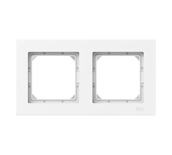 Изображение товара 2-местная рамка EKF IP44, белая, пластик, Эпика UP1-FPW-02-44