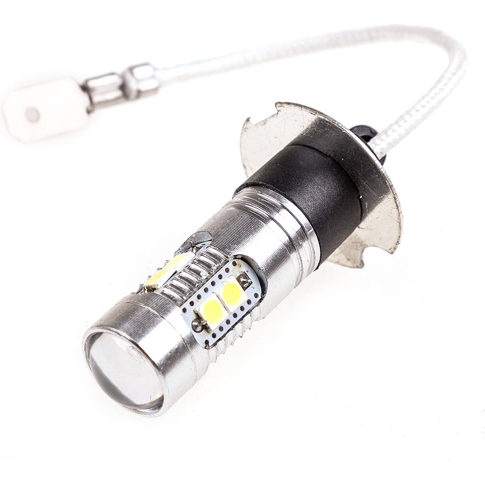 Изображение товара Автолампа диод SKYWAY H3 12/24V 10 SMD белая 2 шт. дальний ближний противотуманка