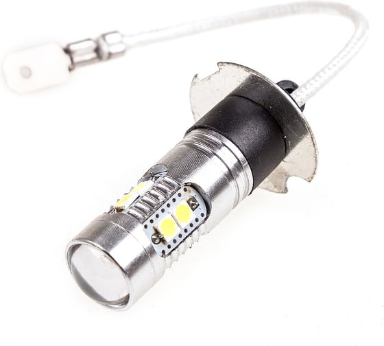 Изображение товара Автолампа диод SKYWAY H3 12/24V 10 SMD 1-конт., белая, 2 шт., дальний/ближний/противотуманки S08202033/K