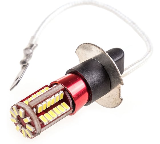 Изображение товара Автолампа диод SKYWAY H3 12/24V 57 SMD 1-конт., белая, 2 шт., дальний/ближний/противотуманки S08201261/K