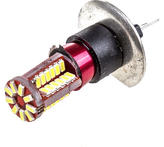 Изображение товара Автолампа диод SKYWAY H1 12/24V 57 SMD 1-конт., белая, 2 шт., дальний/ближний/противотуманки S08201262/K