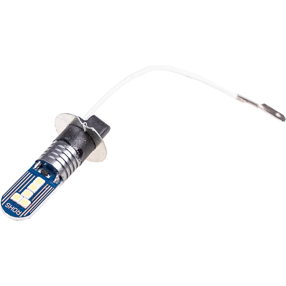 Изображение товара Автолампа диод H3 SKYWAY 12/24V 10 SMD белая для фар и противотуманок