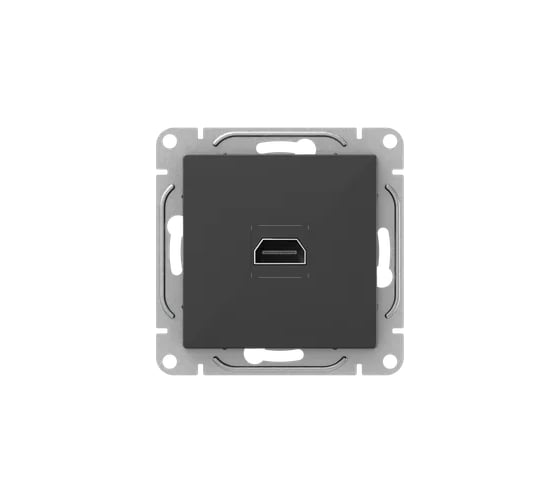 Изображение товара Механизм розетки HDMI EKF чёрный Эпика UP1-SOB-HDMI