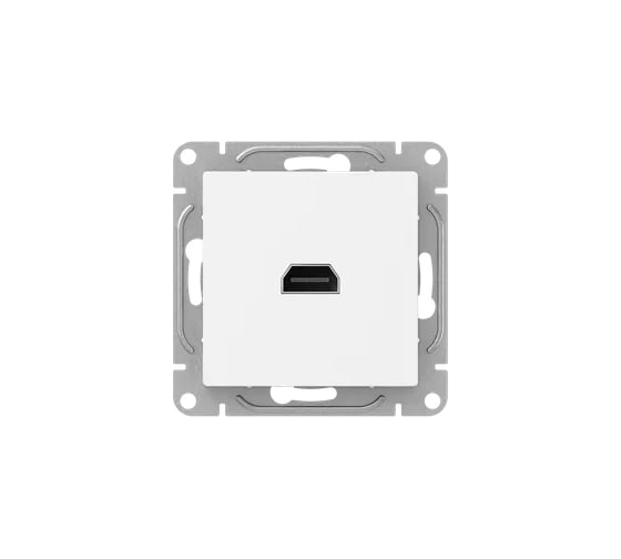 Изображение товара Механизм розетки HDMI EKF белый Эпика UP1-SOW-HDMI