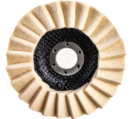 Изображение товара Диск войлочный лепестковый (125х6х22.2 мм) для УШМ SKRAB 35919
