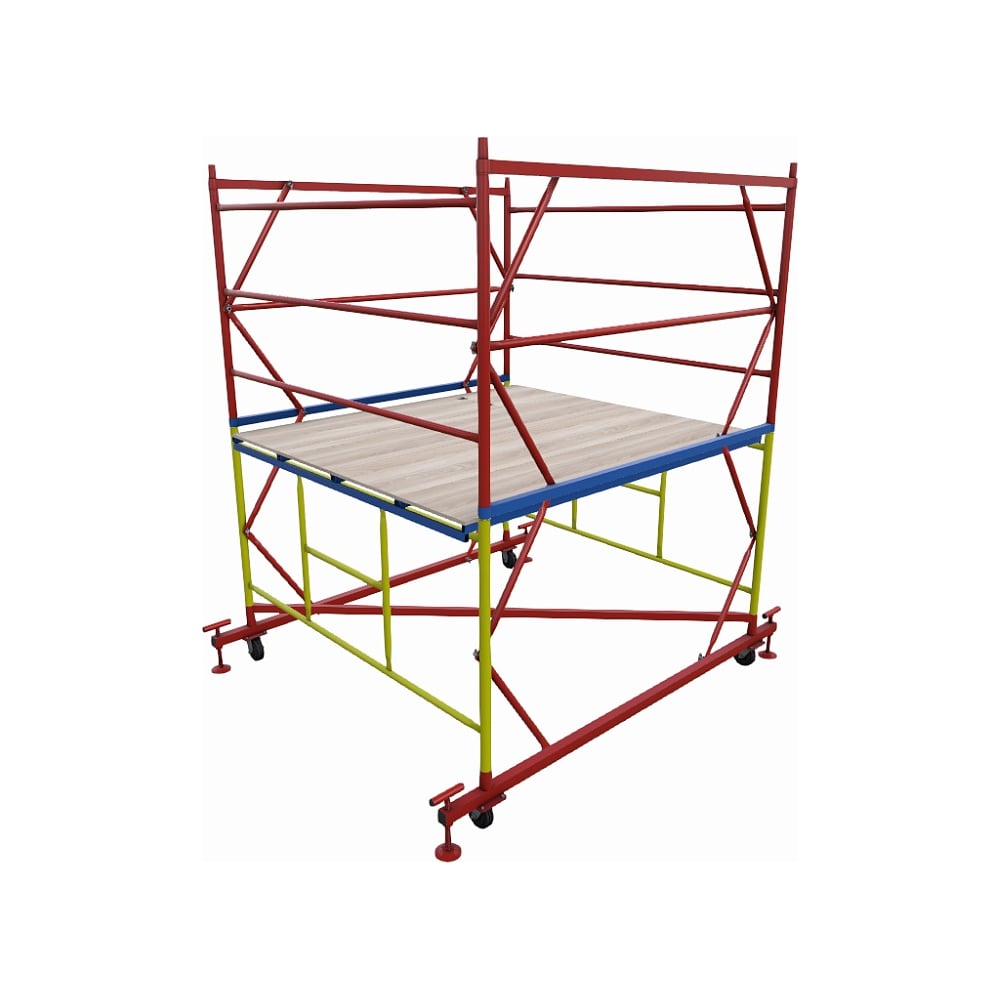 Изображение товара Вышка BeFast БВП 2,0x2,0 H=2,8 м модульная стальная с винтовыми опорами