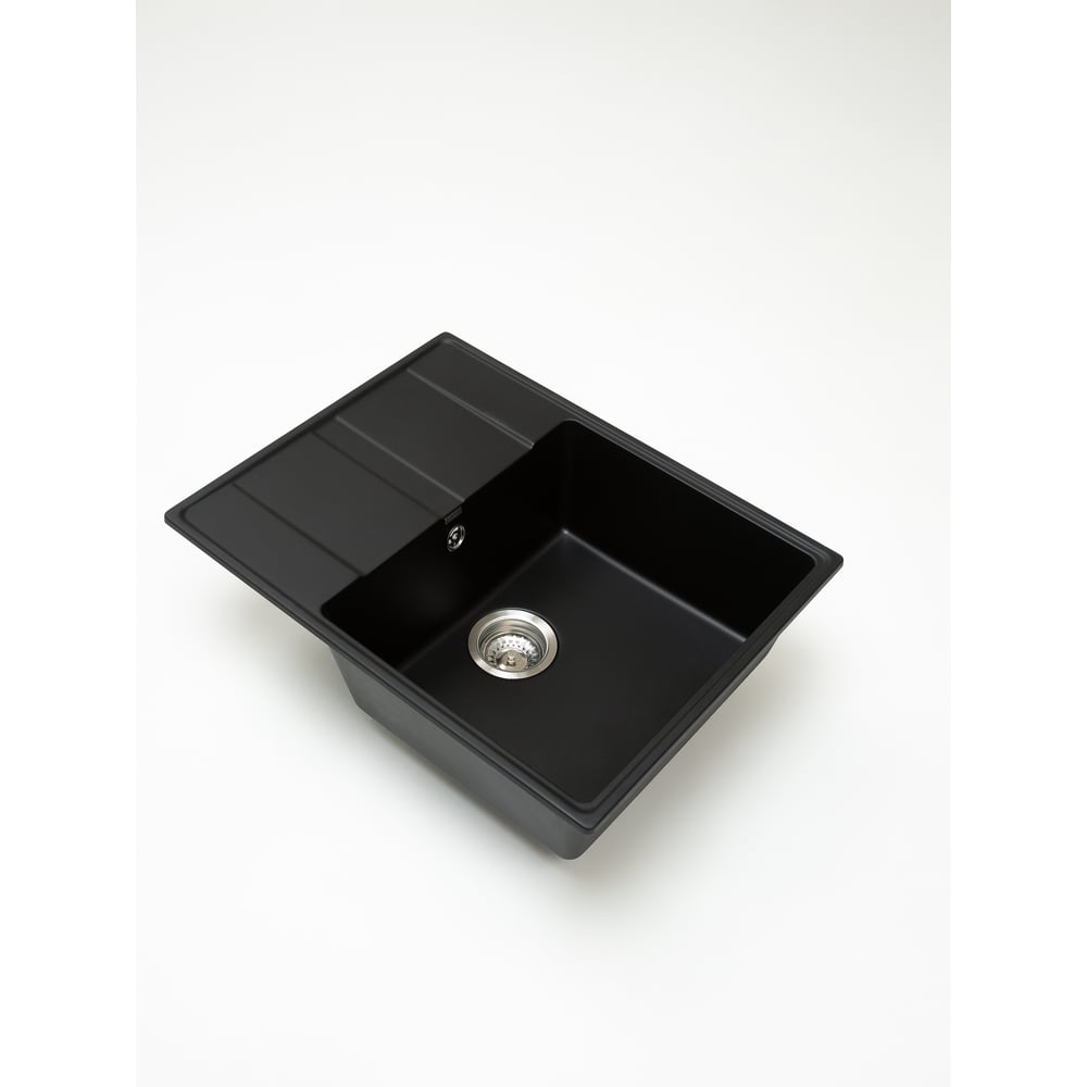 Изображение товара Кварцевая кухонная мойка Grandex AQUA TOPLINE 65F CARBON 600314