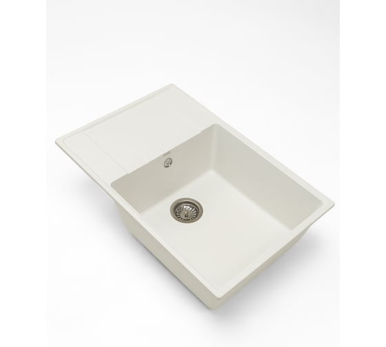 Изображение товара Кварцевая кухонная мойка Grandex AQUA TOPLINE 76F ARCTIC 600211