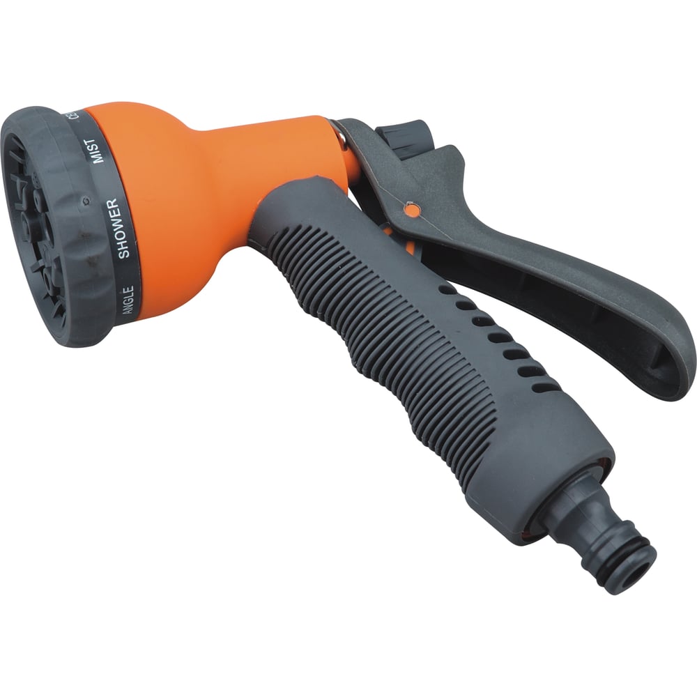 Изображение товара Пистолет пластиковый Беламосмягкая ручка 8 струй для полива сада и огорода