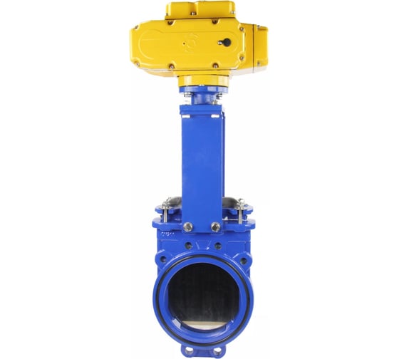 Изображение товара Задвижка шиберная DN.ru GGG40-SS304-NBR-2W-ISO Ду200 Ру10, электропривод MT-200 220В D040-02593