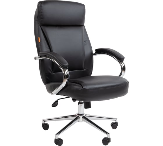 Изображение товара Офисное кресло Chairman 794 Россия хром натуральная кожа/экокожа черная 00-07194218