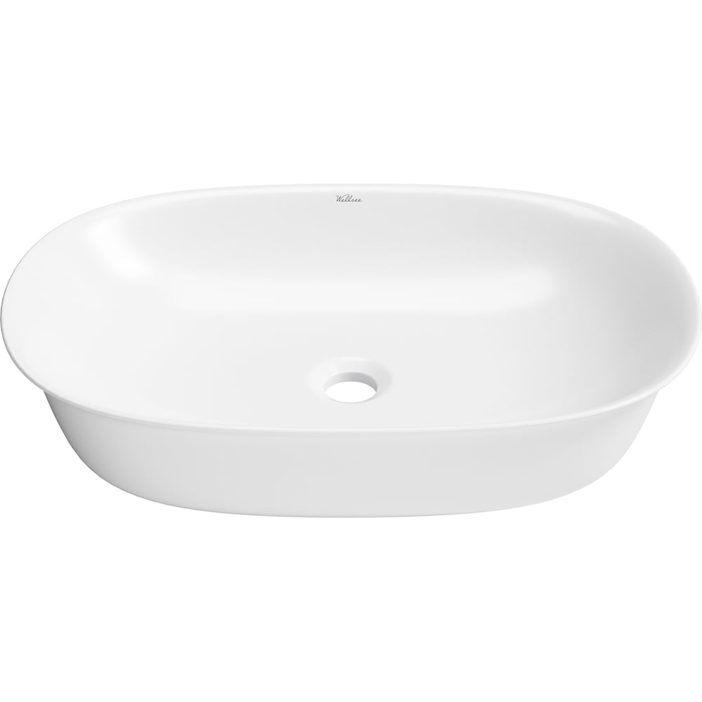 Изображение товара Акционная накладная раковина Wellsee 2 в 1 Brillant iCon 60x40 см белая
