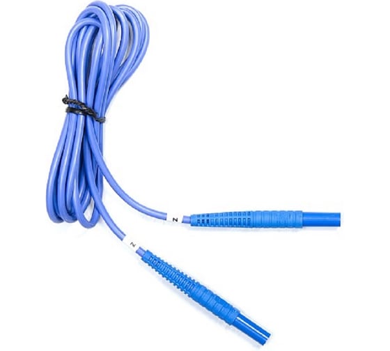 Изображение товара Провод измерительный с разъемами банан (2.2 м; голубой) SONEL WAPRZ2X2BUBB