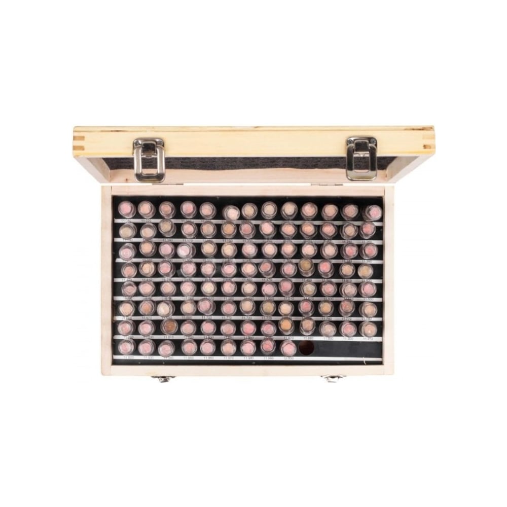 Изображение товара Набор гладких калибров Челябинский 2,01-3,00, 100 шт, сталь, точность 1