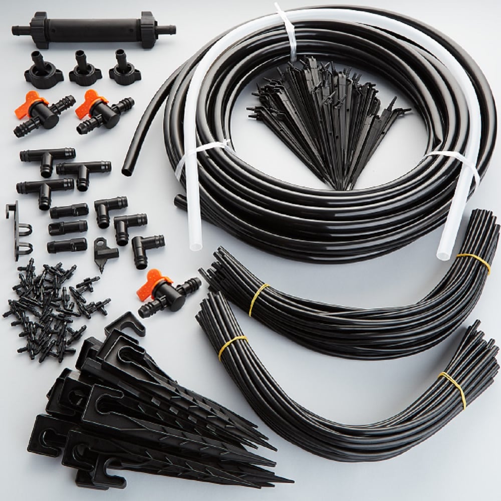 Изображение товара Набор для капельного полива Зеленый Луг ЗЛ-КП18 18 кв.м для 6 грядок