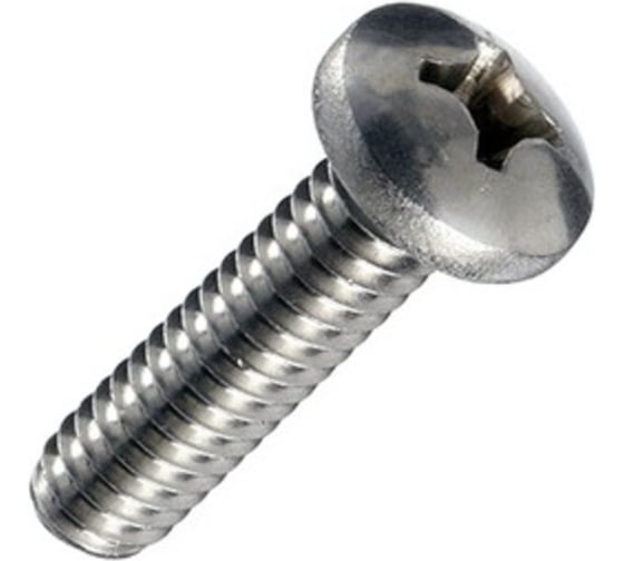 Изображение товара Винт DIN 7985 КостИнСтрой М4x35 с полукруглой головкой, цинк 500 шт. 34100