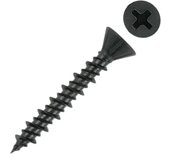 Изображение товара Саморез для крепления ГВЛ КостИнСтрой 3,9x30 потайная головка с насечками для раззенковки 800 шт. 17302