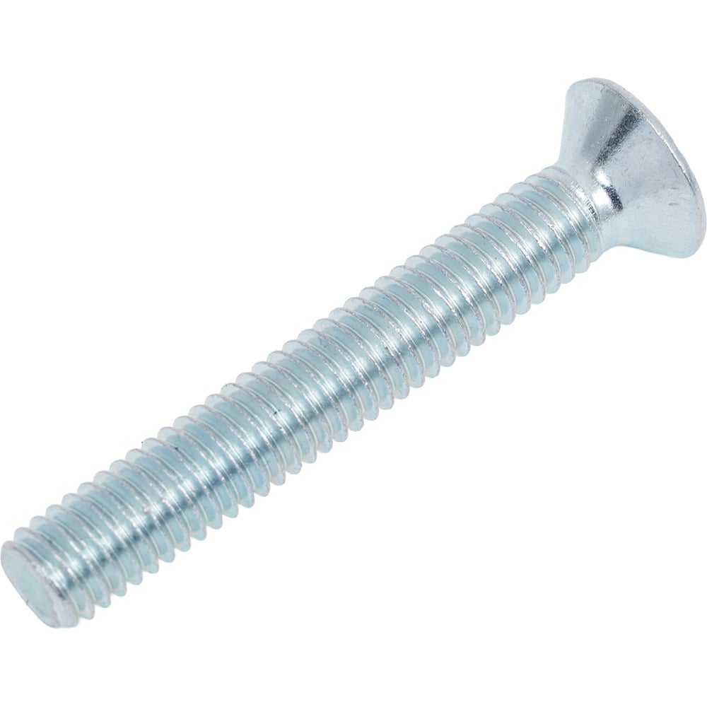 Изображение товара Винт DIN 965 М6x40 с потайной головкой цинк 200 шт