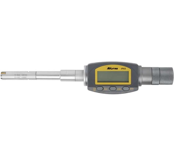 Изображение товара Нутромер микрометрический 3-точечный электронный Micron 12- 16 0,001 у/к ГРСИ №90358-23 IP65, Bluetooth 1138683
