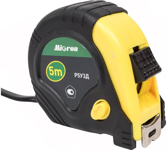 Изображение товара Рулетка Micron 5м с держателем, обрез. кл.3 Р5УЗД ГРСИ №90362-23 1091604