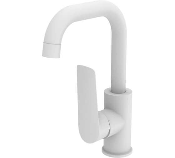 Изображение товара Смеситель для раковины ESKO Lagos White поворотный арт. LG26MW